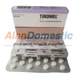 Tiromel, 1 box, 100 tabs, 25mcg/tab